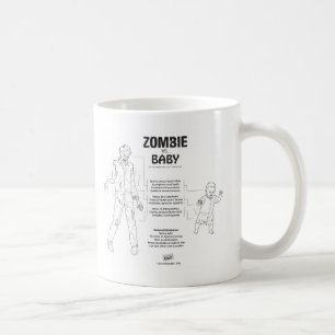 ゾンビ対ベビーのマグ コーヒーマグカップ