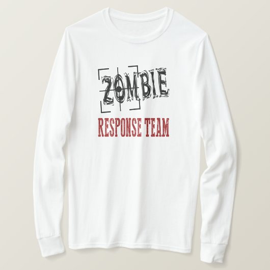 ゾンビ対応チームTシャツ(男女兼用) Tシャツ (デザイン正面)