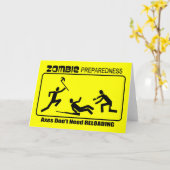 ゾンビ対策用斧 再設計 ロード カード (黄色い花)