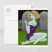 ゾンビ少女用はがき ポストカード (正面/裏面)