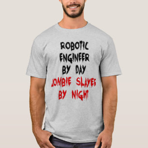 ゾンビ層ロボットエンジニア Tシャツ