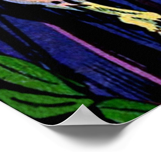 ゾンビ幽霊のよく出る夫ホラーヴィンテージ漫画 ポスター (角)