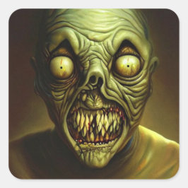 ゾンビ広場ステッカー スクエアシール