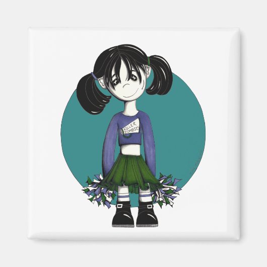 ゾンビ応援 マグネット (正面)