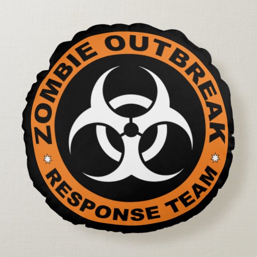 ゾンビ応答チーム ラウンドクッション (正面)