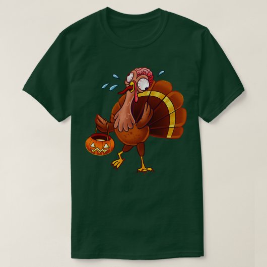 ゾンビ怖いトルコ Tシャツ (デザイン正面)