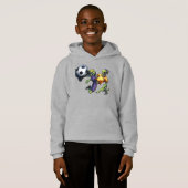 ゾンビ怖いハロウィンサッカー選手少年用 (正面フル)