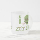 ゾンビ愛 フロストグラスマグカップ (正面右)