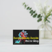 ゾンビ手の大げさに同情する人の名刺 名刺 (スタンド正面)