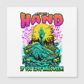 ゾンビ手を挙げてもしハロウィーンが大好き！ (正面)