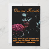 ゾンビ招待状 招待状 (正面)