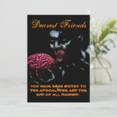 ゾンビ招待状 招待状 (スタンド正面)