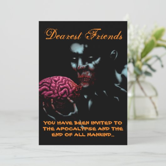 ゾンビ招待状 招待状 (スタンド正面)