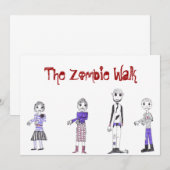 ゾンビ招待状... 招待状 (正面/裏面)