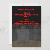 ゾンビ招待状 招待状 (裏面)