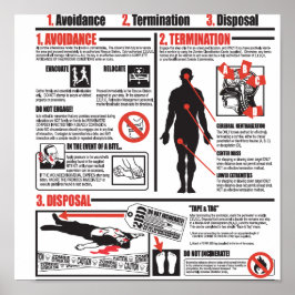 ゾンビ攻撃のイベントで ポスター