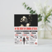 ゾンビ攻撃のイベントのポストカード ポストカード (スタンド正面)