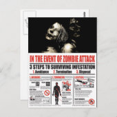 ゾンビ攻撃のイベントのポストカード ポストカード (正面/裏面)
