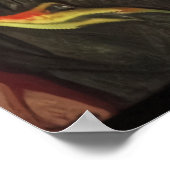 ゾンビ攻撃の夜 | AIアートポスター ポスター (角)