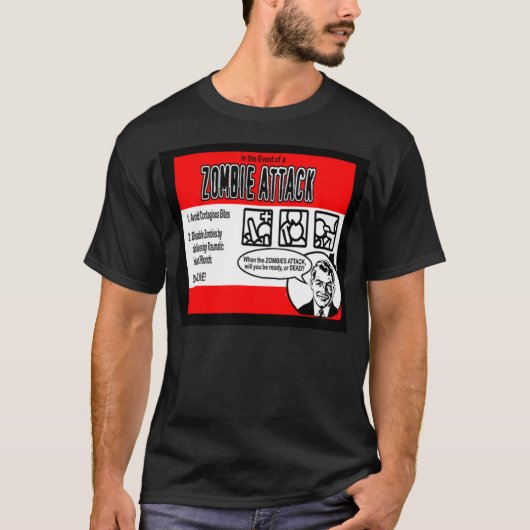 ゾンビ攻撃ルール! Tシャツ (正面)