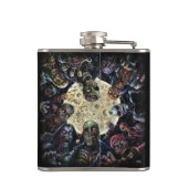 ゾンビ攻撃（ゾンビ群） フラスク (裏面)