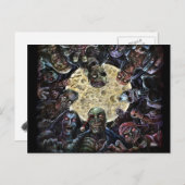 ゾンビ攻撃（ゾンビ群） ポストカード (正面/裏面)
