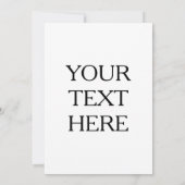 ゾンビ攻撃（ゾンビ群） 招待状 (裏面)