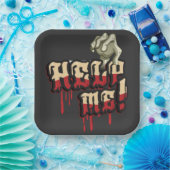 ゾンビ救済ハンドで私 ペーパープレート (パーティー)