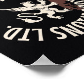 ゾンビ映画ヴィンテージ旅行ポスター ポスター (角)