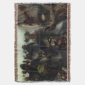 ゾンビ来ーがあなたに スローブランケット (正面縦)