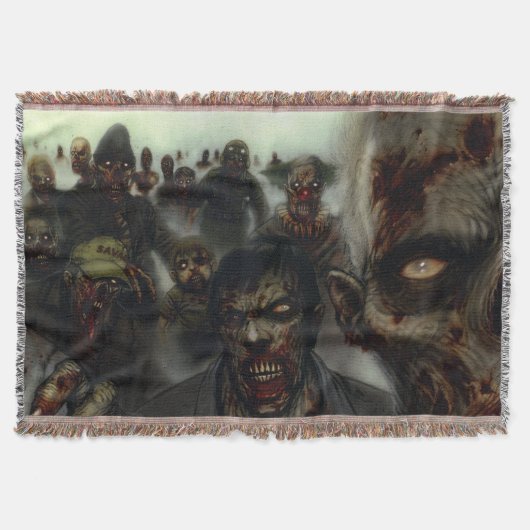 ゾンビ来ーがあなたに スローブランケット (正面)