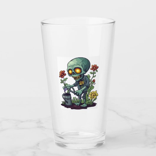 ゾンビ植物パパ タンブラーグラス (正面)