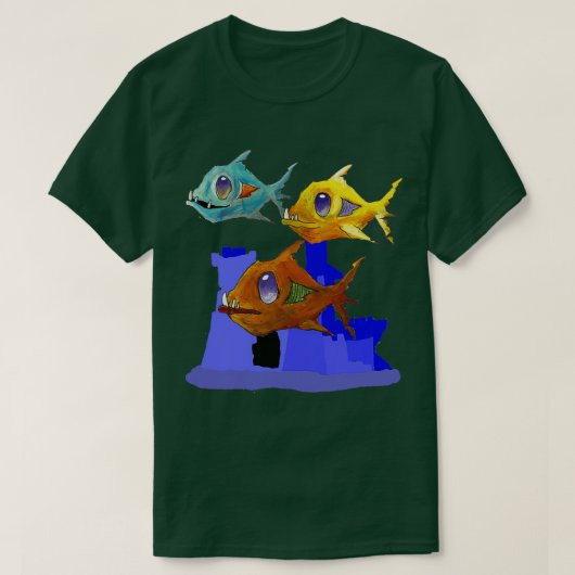 ゾンビ水族館2 Tシャツ (デザイン正面)