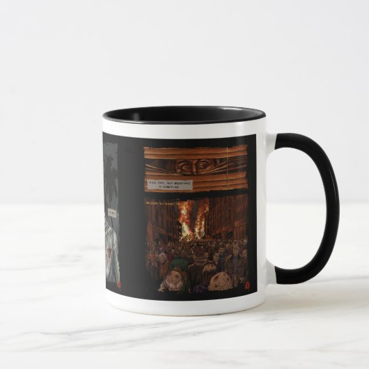 ゾンビ漫画ストリップ マグカップ (右)