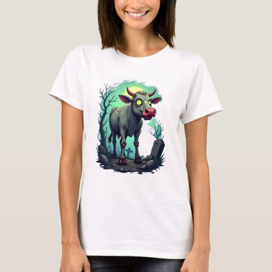 ゾンビ牛の黙示録 Tシャツ (正面)