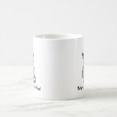 ゾンビ猫の灰色 コーヒーマグカップ (中央)