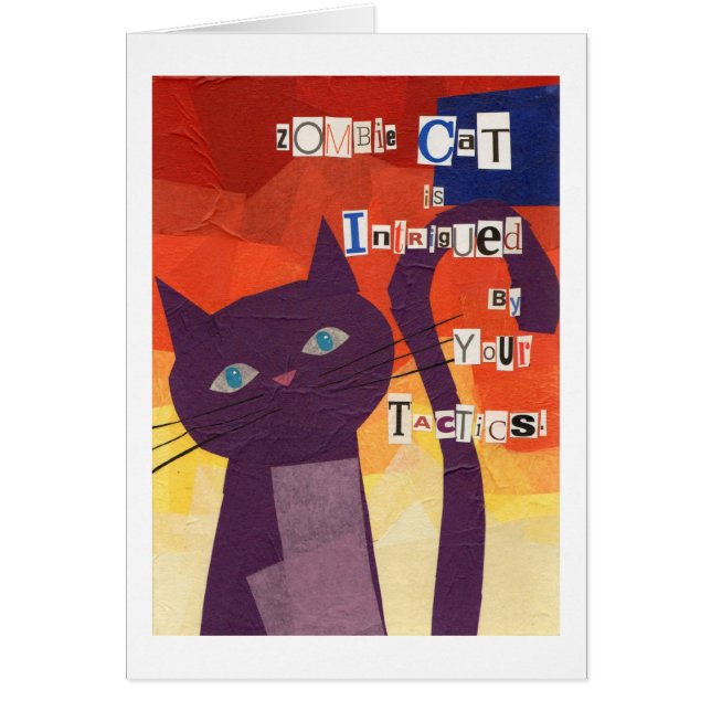 ゾンビ猫はあなたの作戦に興味をそそられます (正面)