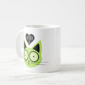 ゾンビ猫 コーヒーマグカップ (正面左)