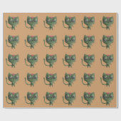 ゾンビ猫 ラッピングペーパー (フラット)