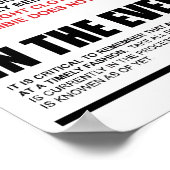 ゾンビ生き延び攻撃の方法 ポスター (角)