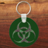 ゾンビ生物学的災害［有害物質］記号 キーホルダー (正面)
