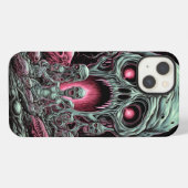 ゾンビ生物　ＳＦホラーアート iPhoneケース (裏面横)