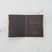 ゾンビ発生ハロウィンカード サンキューカード (内部)