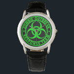 ゾンビ発生対応チームNeon Green 腕時計<br><div class="desc">ゾンビ発生対応チームNeon Green</div>