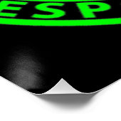 ゾンビ発生応答チームサイン ポスター (コーナー)