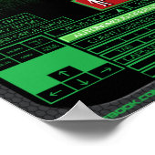 ゾンビ発生戦闘場管理システム ポスター (角)