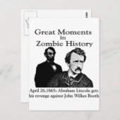 ゾンビ素晴らしヒストリのモーメント ポストカード (正面/裏面)