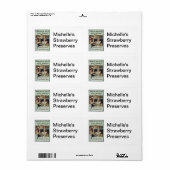 ゾンビ缶詰ラベル ラベル (フルシート)