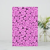 ゾンビ脳パターン 便箋 (スタンド正面)