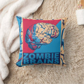 ゾンビ脳 クッション (ブランケット)
